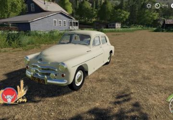 ГАЗ М20 Победаверсия 1.0.0.0 для Farming Simulator 2019 (v1.7.x)