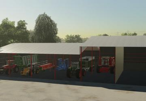 Metal Shedsверсия 1.0.0.0 для Farming Simulator 2019 (v1.7.x)