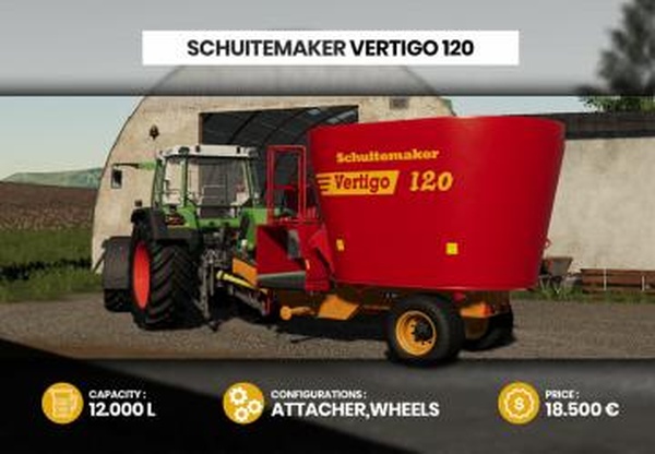Schuitemaker Vertigo Packверсия 1.1.0.0 для Farming Simulator 2019 (v1.7.x)