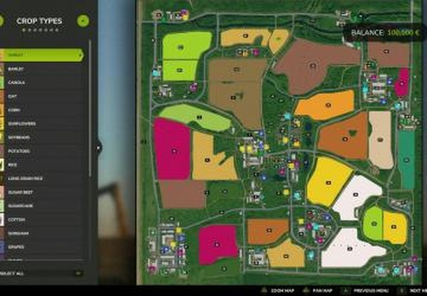 Карта «Zhuravlevo»версия 1.0.0.0 для Farming Simulator 2025