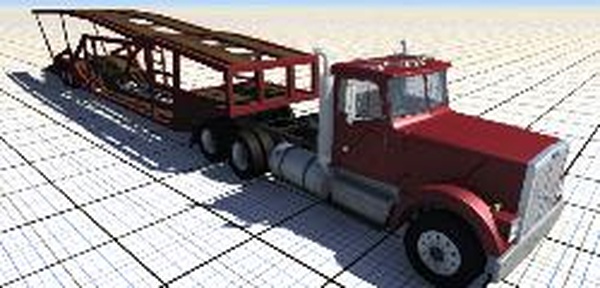 Car hauler trailerверсия 1.0 для BeamNG.drive (v0.23.5.2)