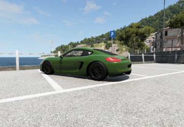 Porsche Caymanверсия 1.0 для BeamNG.drive (v23.5.2)
