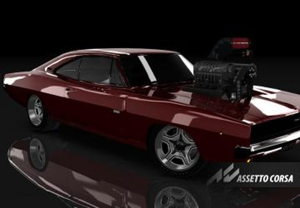 Dodge Charger R/T HE420SB 1968 Big Chargerv1.0 для Assetto Corsa