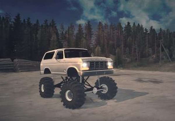 1978 Silver Mud Bronco [BBCUSTOMS]для Spintires: MudRunner (v10.06.19)