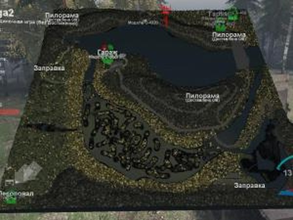 Карта «Тайга 2»версия 1.1 для SpinTires (v03.03.16)