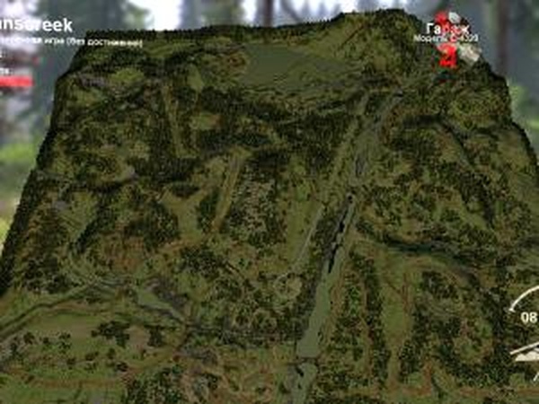 Карта «Evans Creek» Remakeверсия 1.0 для SpinTires (v03.03.16)