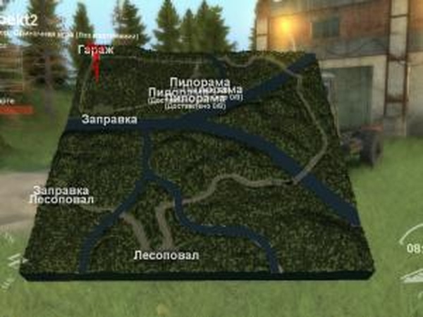 Карта «Богом забытое место»версия 1 для SpinTires (v03.03.16)