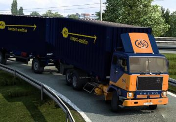 Swap Body Addon For Volvo F88версия 1.0.1 для Euro Truck Simulator 2 (v1.44.x, 1.45.x)