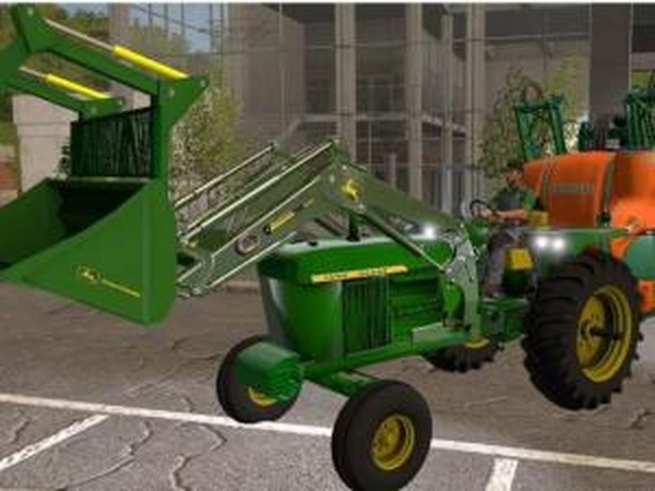 John Deere 4020 wide axle with loaderверсия 1.0 для Farming Simulator 2017 (v1.5.1)