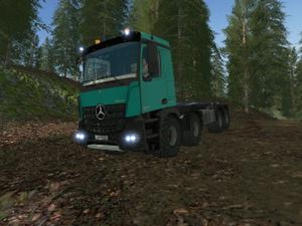Mercedes-Benz Arocs 8X8версия 1.0 для Farming Simulator 2017 (vv1.4.4-1.5)