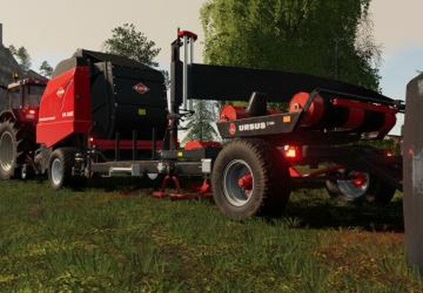 Kuhn VB 2190 With Attacher To Ursus Z586v1.2.0.0 для Farming Simulator 2019 (v1.7.x)