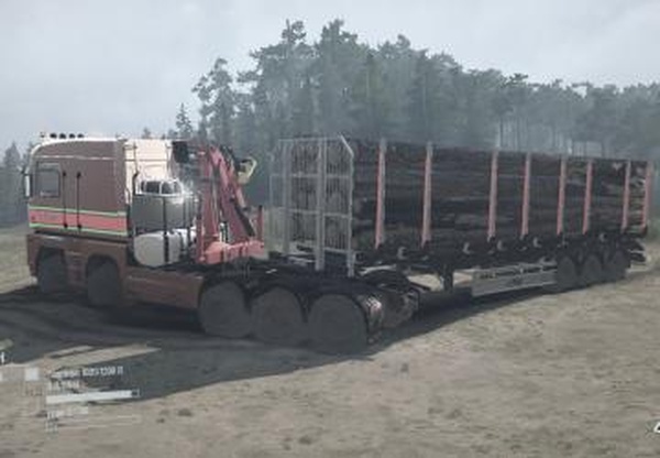 Renault Magnum 8x8версия 2 для Spintires: MudRunner (v10.06.19)