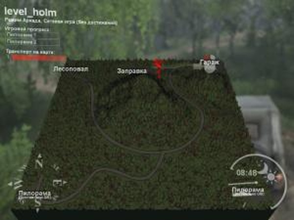 Карта «Холм»версия 1.0 для SpinTires (v03.03.16)