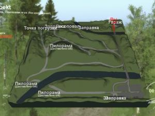 Карта «Клочок Алтая»версия 2 для SpinTires (v03.03.16)