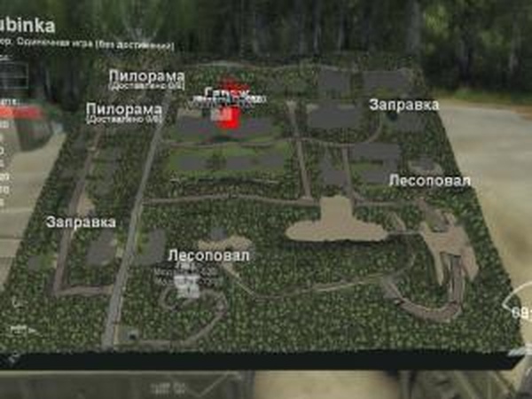 Карта «Глубинка»версия 1.0 для SpinTires (v03.03.16)