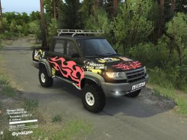 УАЗ Патриот Пикапверсия 1 для SpinTires (v03.03.16)
