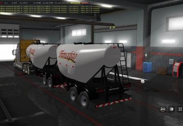 Cement Trailer Bitrem Cebolaoверсия 1.1 для Euro Truck Simulator 2 (v1.44.x, 1.45.x)