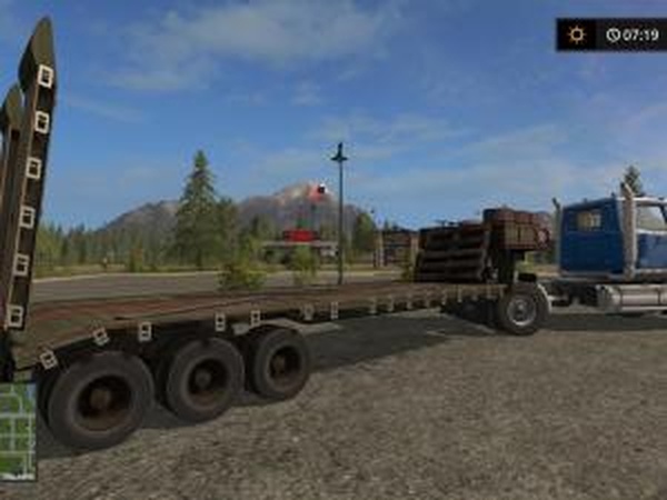 Трал для перевозки техникиверсия 1.0.0.0 для Farming Simulator 2017 (v1.4.4)