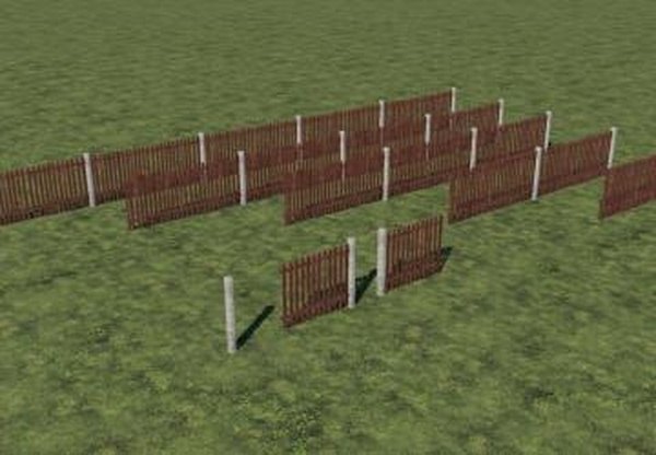 Old Fence And Gatesверсия 1.0.0.0 для Farming Simulator 2019