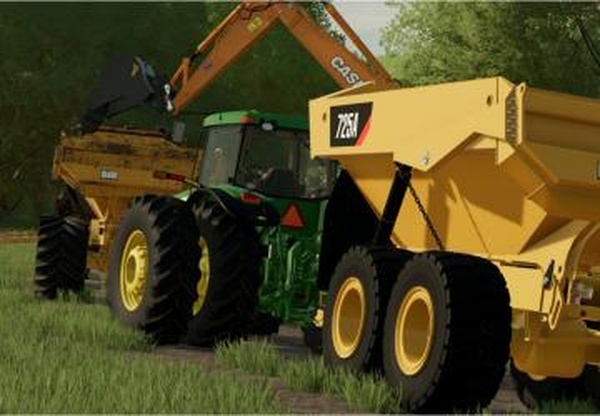 Caterpillar 725A Dumperверсия Beta для Farming Simulator 2022