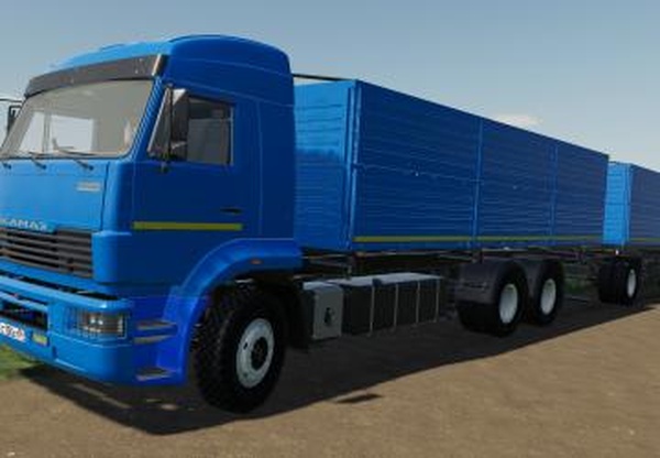 Пак КамАЗверсия 1.1.1 для Farming Simulator 2019 (v1.7.x)