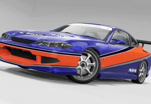 Nissan Silvia S15 Spec-S ’Mona Lisa’ ’99v1.0 для BeamNG.drive (v0.23.5)