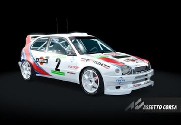Toyota Corolla WRCверсия 1.0 для Assetto Corsa