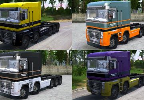 Пак текстур (16 шт) для Renault Magnum 8x8v1 для Spintires: MudRunner (v10.06.19)