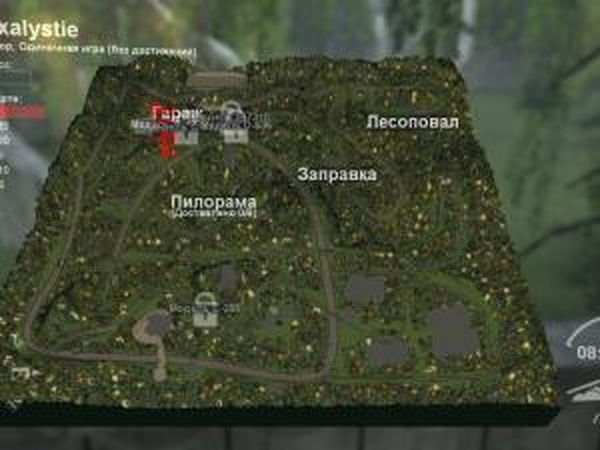 Карта «Захолустье»версия 1.0 для SpinTires (v03.03.16)