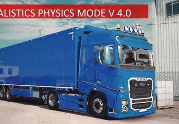 Realistic Physicsверсия 4.0.1 для Euro Truck Simulator 2 (v1.44.x)