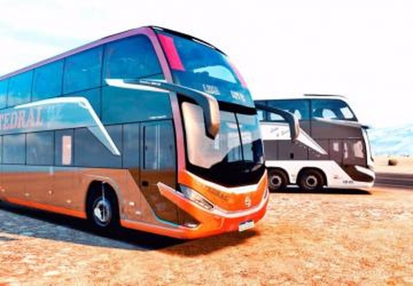 Marcopolo G8 1800 DDверсия 2.1 для Euro Truck Simulator 2 (v1.44.x)