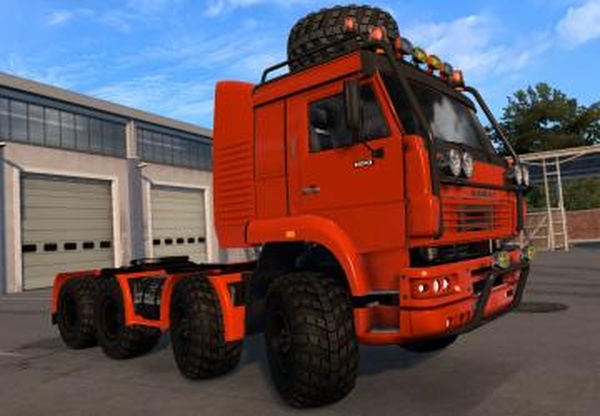 Камаз (8x8) Monsterверсия 13.06.22 для Euro Truck Simulator 2 (v1.44.x)