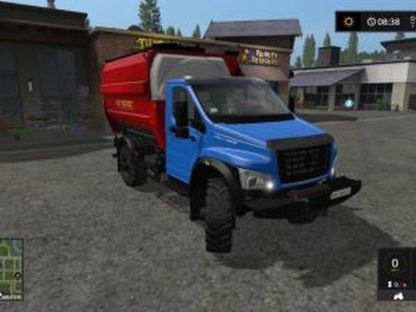 Газ Next 4X4 Feed Mixerверсия 0.9 для Farming Simulator 2017 (v1.5.1)