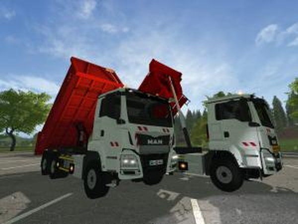 Man TGS 6x4 Benneверсия 1.0.0.0 для Farming Simulator 2017 (v1.5.1)