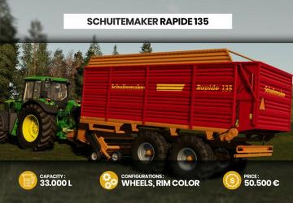 Schuitemaker Rapide Packверсия 1.0.0.0 для Farming Simulator 2019 (v1.7.x)