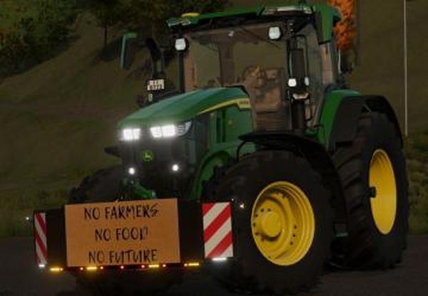 Protest Board Safety Weightверсия 1.0.0.0 для Farming Simulator 2022