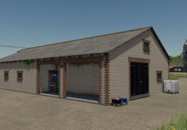 Polish white brick stableверсия 1.0.0.0 для Farming Simulator 2022