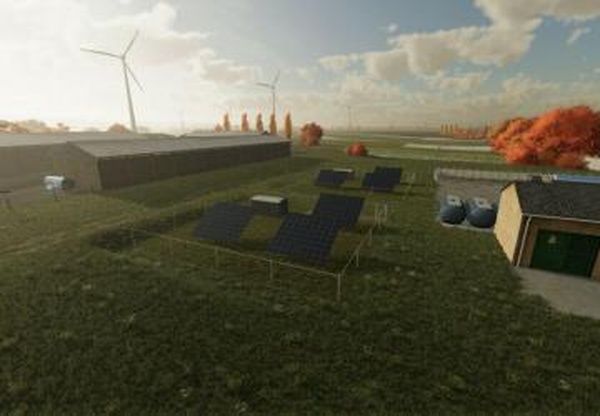 Solar Field Large And Smallверсия 1.0.0.0 для Farming Simulator 2025