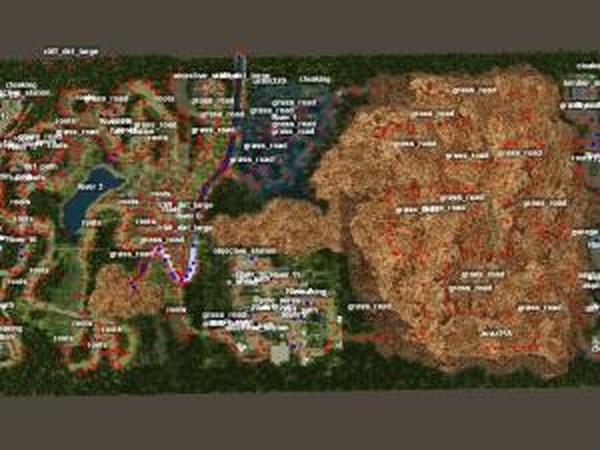 Карта «Под толщей местных скал»версия 1.0 для SpinTires (v03.03.16)