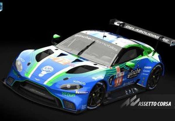 #72, Aston Martin Vantage GTE, TF Sport, Le Mans 2023, 4kv1.0 для Assetto Corsa