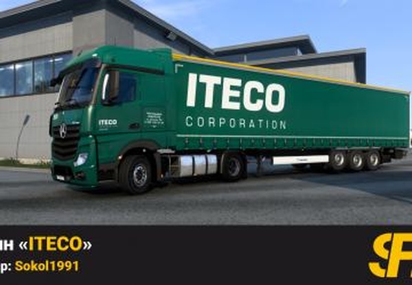 Скин «ITECO»версия 1.7 для Euro Truck Simulator 2 (v1.40.x, 1.44.x)