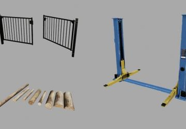 New Decoration Pack (Prefab*)версия 1.0.0.0 для Farming Simulator 2019 (v1.7.x)