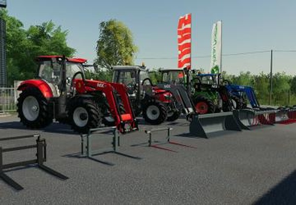 MX Frontloaders And Tools Packверсия 1.1.0.0 для Farming Simulator 2019 (v1.7.x)