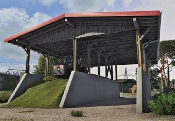 Covered Silo (Prefab*)версия 1.0.0.0 для Farming Simulator 2022