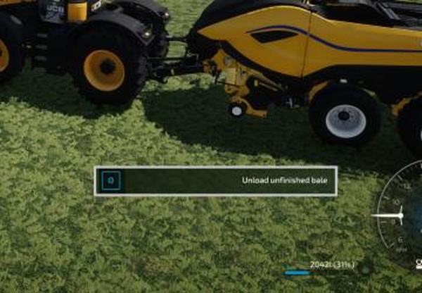 Unload Bales Earlyверсия 1.0.0.1 для Farming Simulator 2022