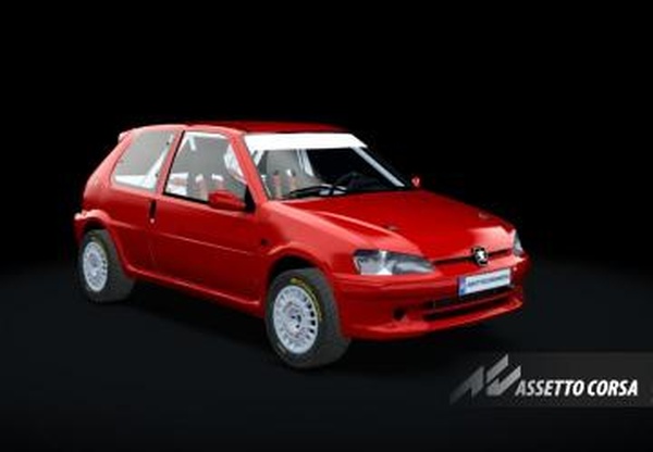 Peugeot 106 Rallye Gravel EVENTO RS N&Fверсия ft. Koldo83 для Assetto Corsa