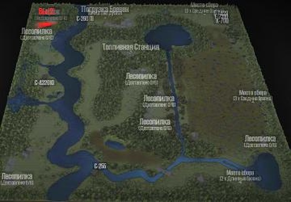 Карта «Яченка»версия 1.1 для Spintires: MudRunner (v22.03.19)