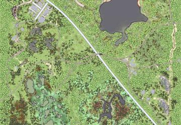 Карта «Трасса»версия 1.0 для Spintires: MudRunner (v10.06.19)