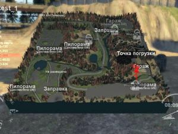 Карта «Тест идеи»версия 1.0 для SpinTires (v03.03.16)