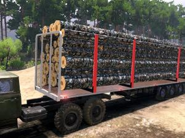 Пак полуприцепов к DAF XF105версия 18.08.17 для SpinTires (v03.03.16)